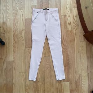 Zara zipper detail leggings